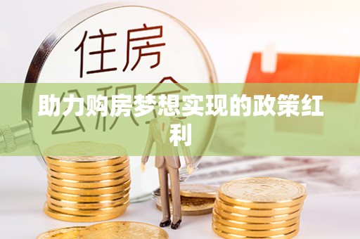 中堂助力购房梦想实现的政策红利