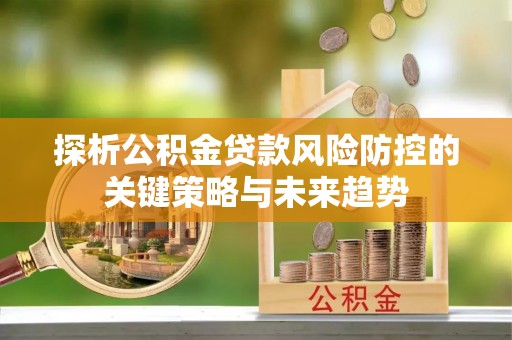 中堂探析公积金贷款风险防控的关键策略与未来趋势