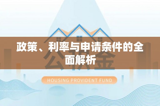 中堂政策、利率与申请条件的全面解析